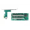 DeLOCK Riser Card PCI Express x1 a 2 x PCI 32 Bit Slot cavo 60 cm
