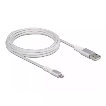 Cavo dati e di ricarica USB DeLOCK per iPhone iPad iPod 3 m Lightning