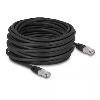 Cavo di rete DeLOCK RJ45 Cat.6A S/FTP 15 m nero