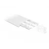 Canalina portacavi DELOCK 20886, polipropilene, bianco, 300×85×10 mm, 2 pz.