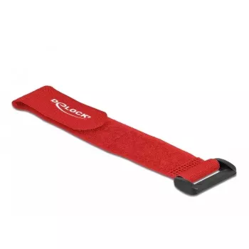 Fascetta serracavi in velcro DeLOCK 19532 rosso 5 pz.