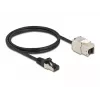 Cavo RJ45 maschio a modulo Keystone RJ45 femmina DeLOCK 87027