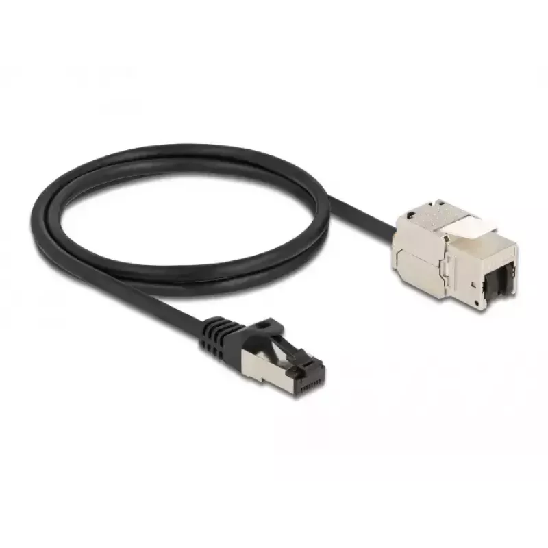 Cavo RJ45 maschio a modulo Keystone RJ45 femmina DeLOCK 87027