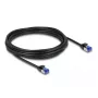Cavo di rete DeLOCK RJ45 Cat.6A S/FTP sottile 5 m nero