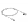 Delock Cavo magnetico Thunderbolt 3 USB-C, 4K 60 Hz, angolato, 1,2 m