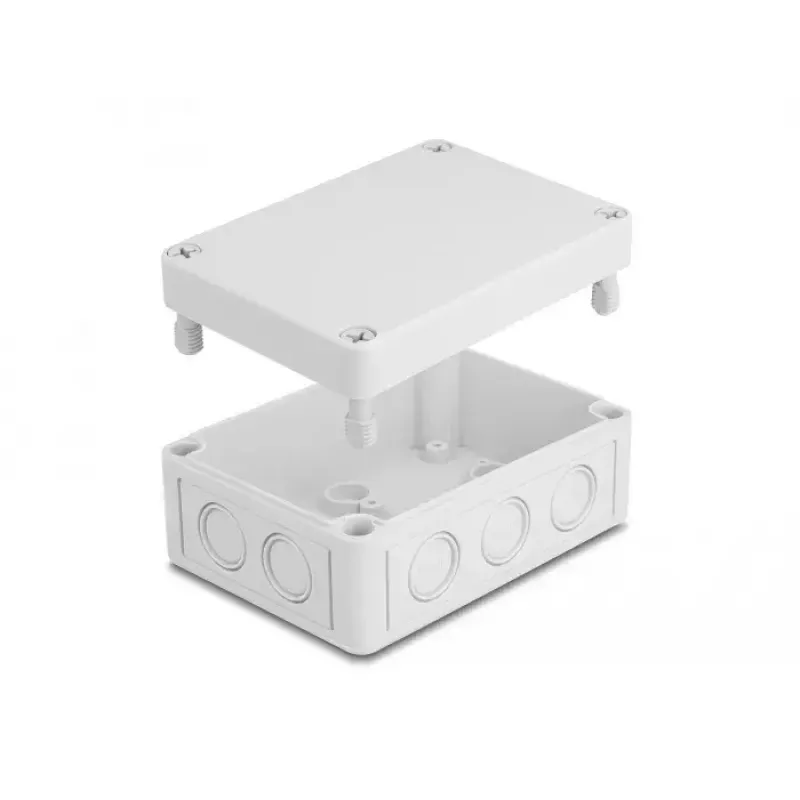 Custodia da installazione DELOCK 130 x 93 x 57 mm grigio ABS per uso esterno