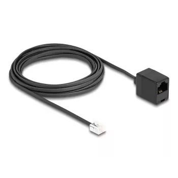 Cavo telefonico DeLOCK RJ11 maschio a RJ45 femmina nero 5 m
