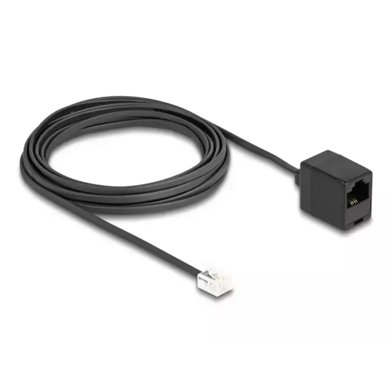 Cavo telefonico DeLOCK RJ11 maschio a RJ45 femmina nero 5 m