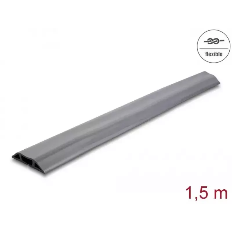Canalina per cavi DeLOCK 20733 da pavimento grigio 70mm x 13mm x 1,5m
