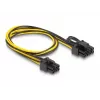 Cavo di alimentazione interno DeLOCK 83004 0,5 m PCI-E 6 pin a 2 x 6+2 pin