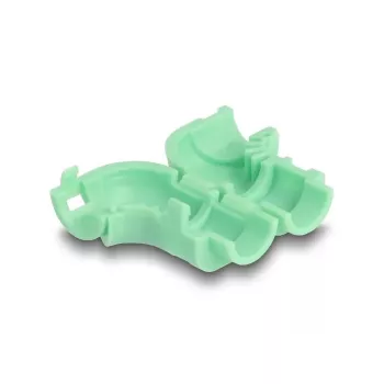 Clip per cavi DeLOCK 88125 verde universale 8 pz