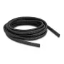 Guaina flessibile ovale in plastica per protezione cavi DELOCK 13,6 x 6,3 mm, 5 m, nero