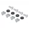 Fermacavi DeLOCK 67033 nero rack larghezza 96,2 mm