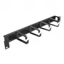 Fermacavi DeLOCK 67033 nero rack larghezza 96,2 mm