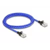 Cavo di rete DeLOCK RJ45 2 m Cat6A U/FTP blu