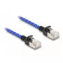 Cavo di rete DeLOCK RJ45 2 m Cat6A U/FTP blu