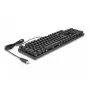 DeLOCK 12115 tastiera da gaming USB QWERTZ tedesco nero meccanica RGB