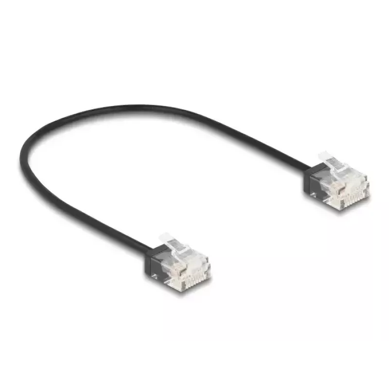 Cavo di rete DeLOCK RJ45 Cat.6 UTP 0,3 m nero