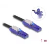 Cavo di rete DeLOCK 80926 RJ-45 Cat6 1 m nero viola