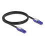Cavo di rete DeLOCK 80926 RJ-45 Cat6 1 m nero viola