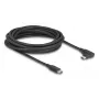 Cavo USB DeLOCK 81196 5 m USB-C nero 10 Gbit/s