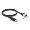 DeLOCK Easy 45 Modulo DisplayPort 8K 30 Hz con pigtail 22,5 x 45 mm