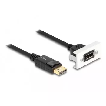 DeLOCK Easy 45 Modulo DisplayPort 8K 30 Hz con pigtail 22,5 x 45 mm
