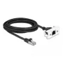Cavo di prolunga di rete DeLOCK Cat.6A 3 m S/FTP RJ45 nero