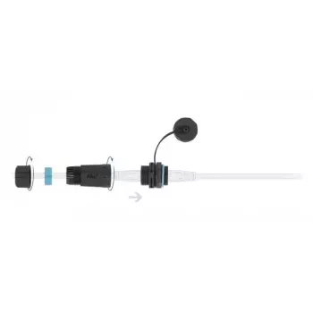 DeLOCK 86701 Giunzione impermeabile RJ45 femmina-femmina Cat.6A con cappuccio, nero