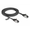 Cavo di rete DeLOCK RJ45 patch cable piatto connettore maschio su connettore maschio Cat.8.1 2 m nero