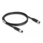Cavo DeLOCK M8 4 pin A codificato connettore maschio su connettore femmina PUR TPU 1 m