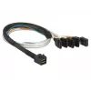 Cavo DeLOCK 0,5 m SFF-8643/4 x SATA 7p