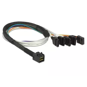 Cavo DeLOCK 0,5 m SFF-8643/4 x SATA 7p
