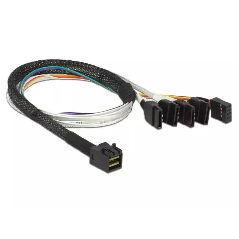 Cavo DeLOCK 0,5 m SFF-8643/4 x SATA 7p