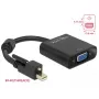 Adattatore cavo video DeLOCK 62641 Mini DisplayPort su VGA 0,25 m