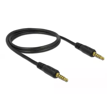 Cavo audio DeLOCK 85696 1 m 3,5 mm nero