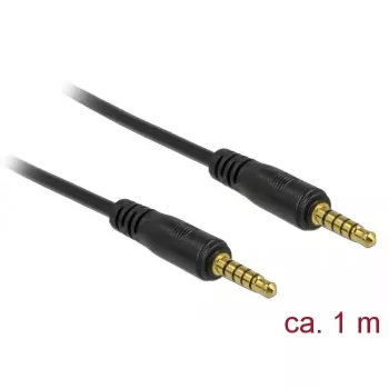 Cavo audio DeLOCK 85696 1 m 3,5 mm nero