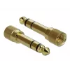 Cavo audio DeLOCK 85784 0,5 m 3,5 mm nero grigio