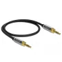 Cavo audio DeLOCK 85784 0,5 m 3,5 mm nero grigio