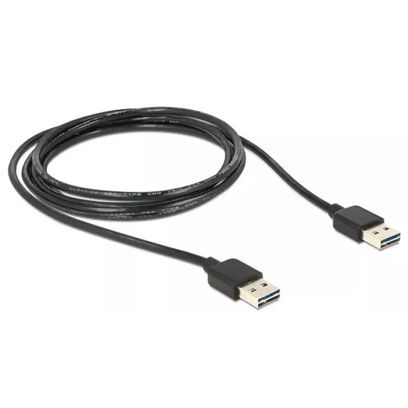 Cavo USB DeLOCK 5 m USB 2.0 A USB A nero