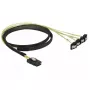 Cavo di alimentazione interno DeLOCK 85687, 1 m, Mini SAS SFF-8087 su 4 SATA