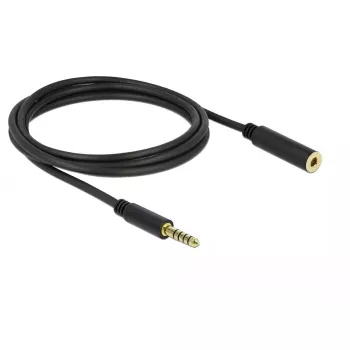 Cavo audio DeLOCK 85797 2 m 4,4 mm nero