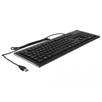 Tastiera DeLOCK 12672 Office USB QWERTZ tedesco nero