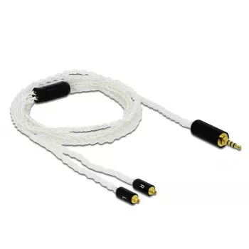 Cavo audio DeLOCK 85848 1,2 m 2,5 mm 2x MMCX bianco