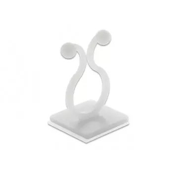 Gancio portacavo DeLOCK 60175 naturale 10 pz.
