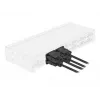 Delock Cavo null-modem RS-232, D-Sub 9 femmina-femmina, custodia connettore sottile, 4 m, nero