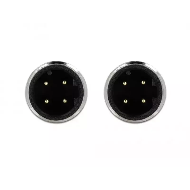 DeLOCK 85918 Cavo industriale M12 codifica D a 4 pin spina-spina, SF/FTP, privo di alogeni, 2 m, verde
