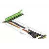 Riser card DeLOCK PCI Express x1 a x16 con cavo flessibile 80 cm