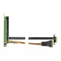 Riser card DeLOCK PCI Express x1 a x16 con cavo flessibile 80 cm