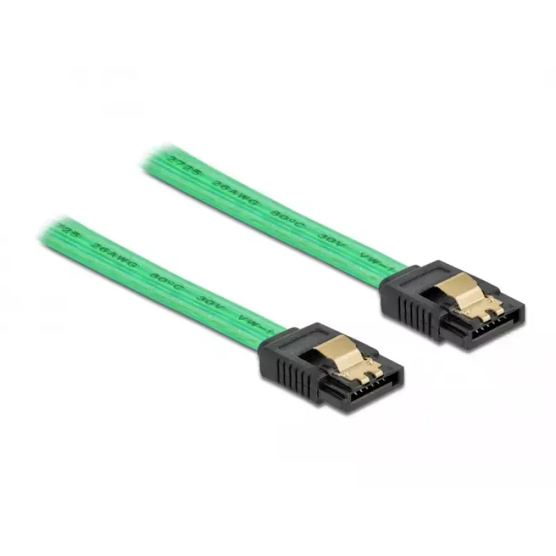Cavo SATA DeLOCK 82064 0,3 m SATA 7 pin verde